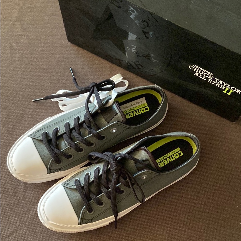 Converse Black and White Chuck Taylor Sneakers Classic Design